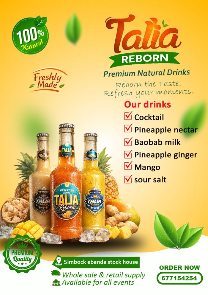 Talia Reborn — Boissons naturelles
